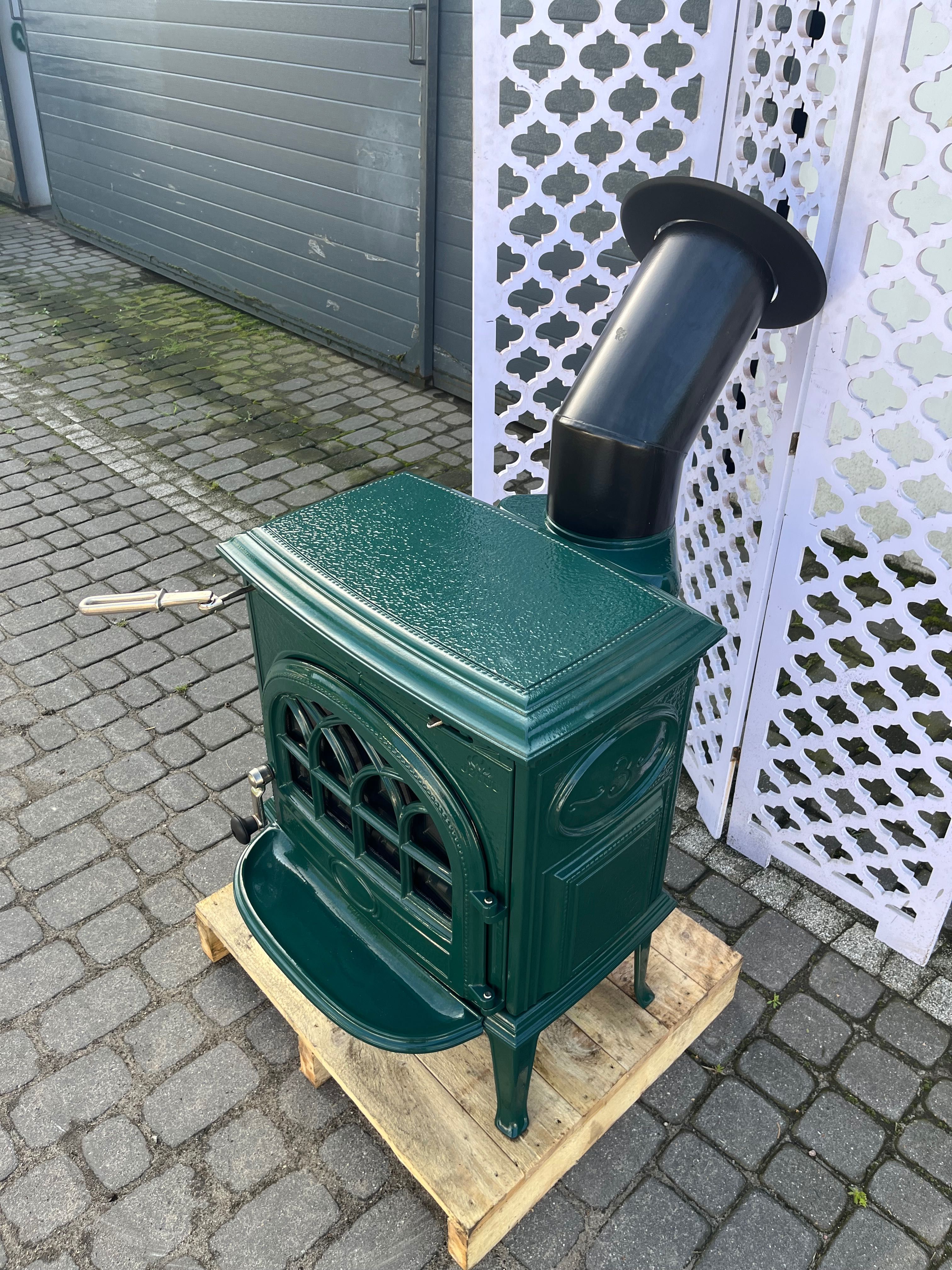 Piec Koza Jotul3 zielona emalia