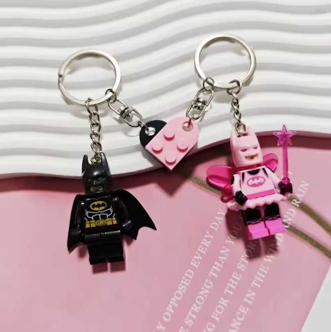 Chaveiros de casal Batman 2 peças