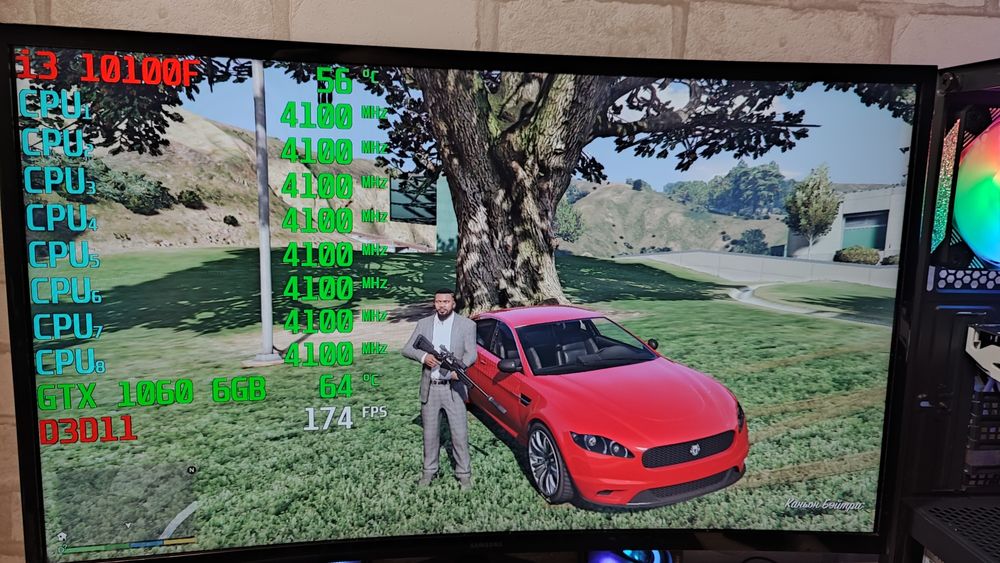 Игровой ПК i3 10100F GTX 1060 6GB CS 2 GTA5 WOT fortnite RUST dota2