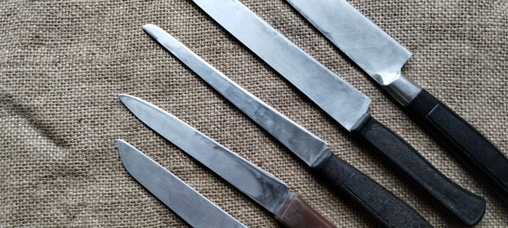 Noże Gerlach zabytkowe 5 sztuk