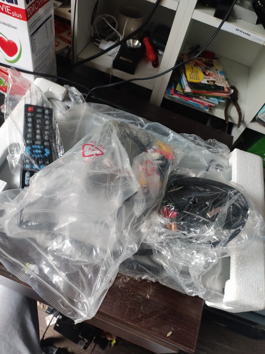 DVD player  Muvio z HDMI cały zestaw z pilotem i kablami