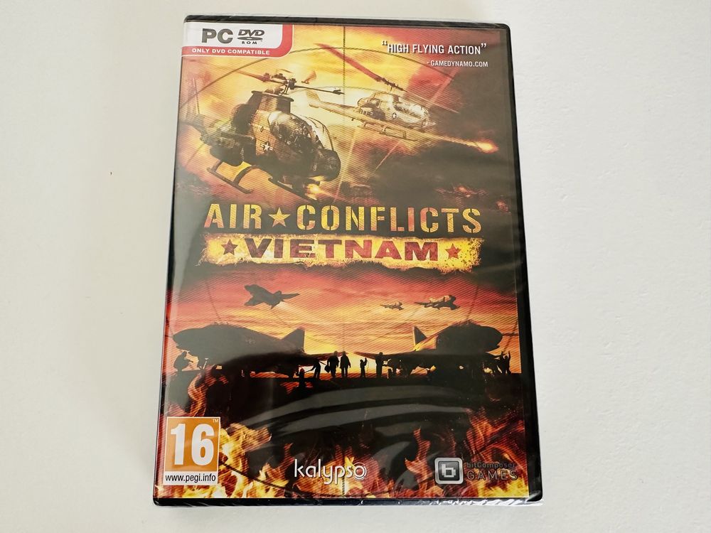 Jogo PC CD Air Conflicts Vietnam NOVO selado