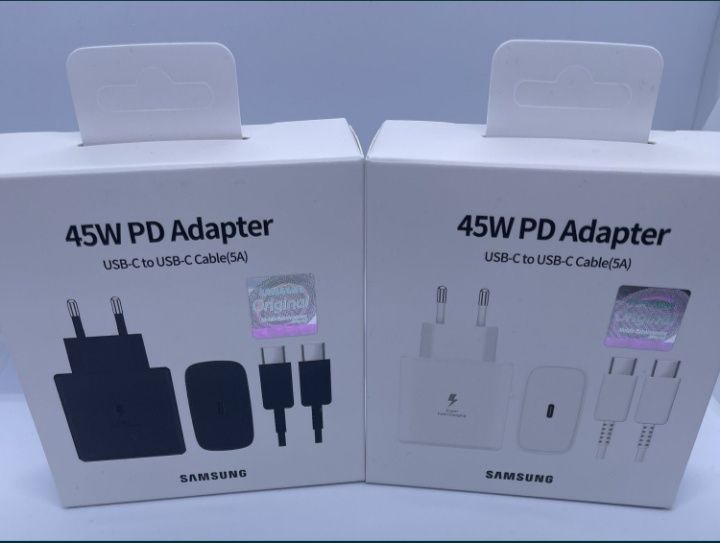 Зарядное устройство Samsung 45W +Кабель 5А Type-C Быстрая зарядка