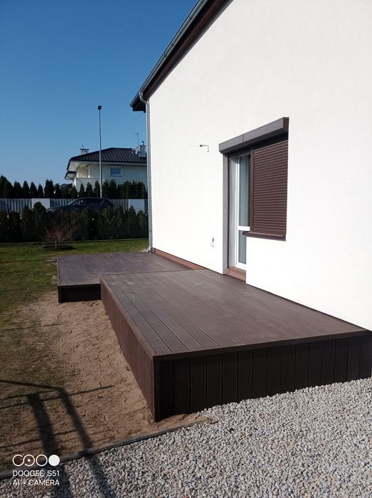 Montaż deski kompozytowej lub drewnianej. Budowa tarasu krok po kroku