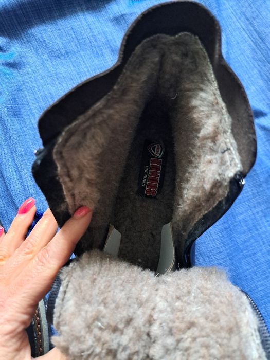 Чоловічі зимові шкіряні чоботи