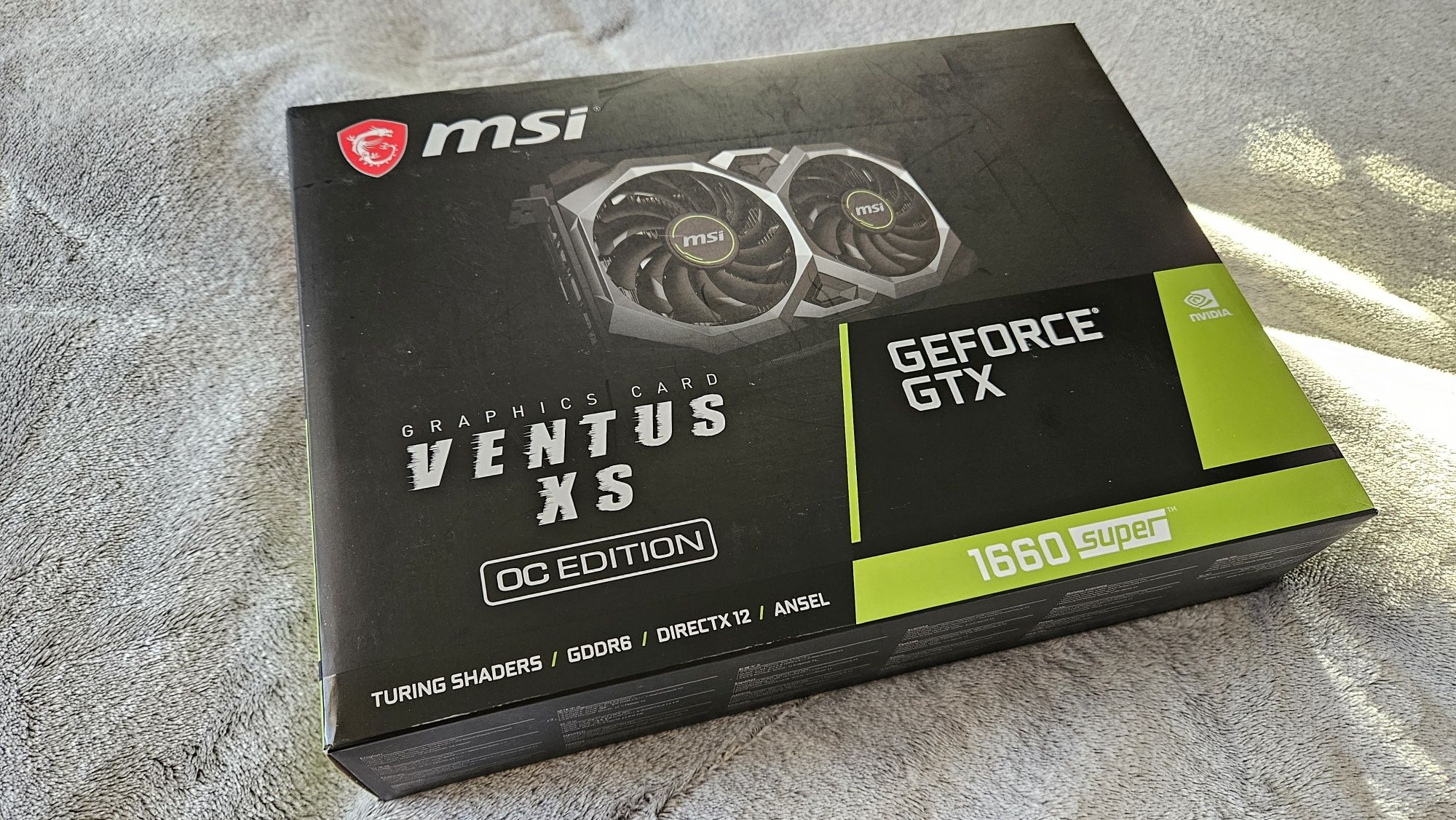 Geforce GTX 1660 super 6 GB firmy MSI