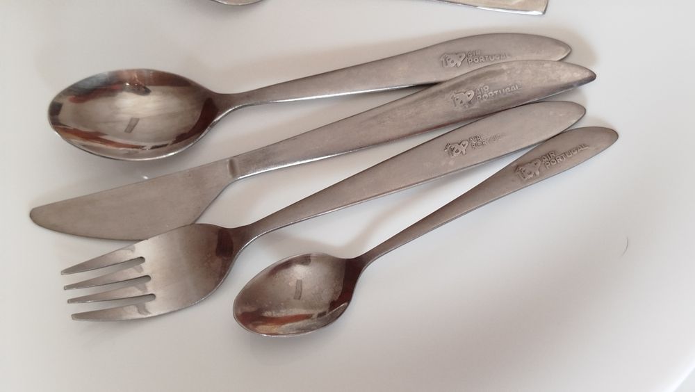 Conjunto talheres da TAP anos 80/90