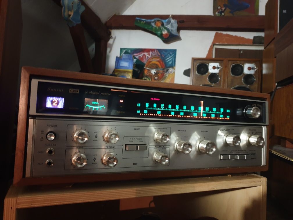 Amplituner vintage Sansui qrx 3500