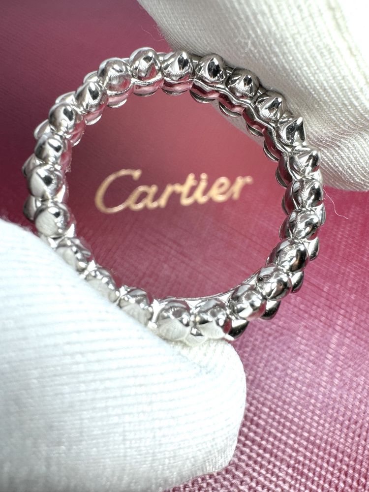 Золота каблучка у стилі Cartier