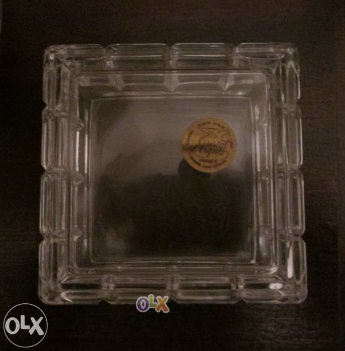 Par de caixas de cristal