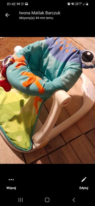 Krzesełko do nauki siadania