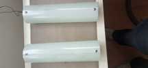 Apliques em vidro, par