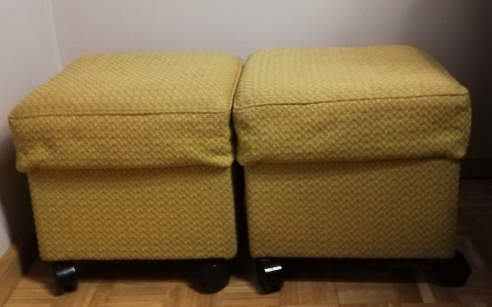 Pufy - siedziska otwierane