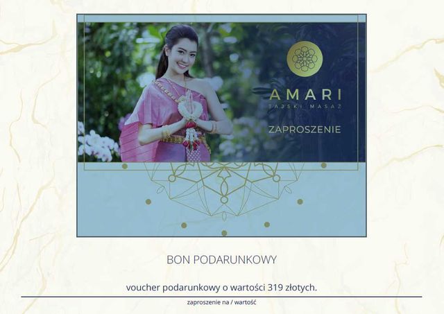 Bon podarunkowy/Voucher Amari Opole