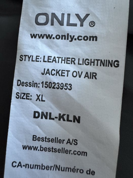 Kurtka skóra naturalna Only L XL