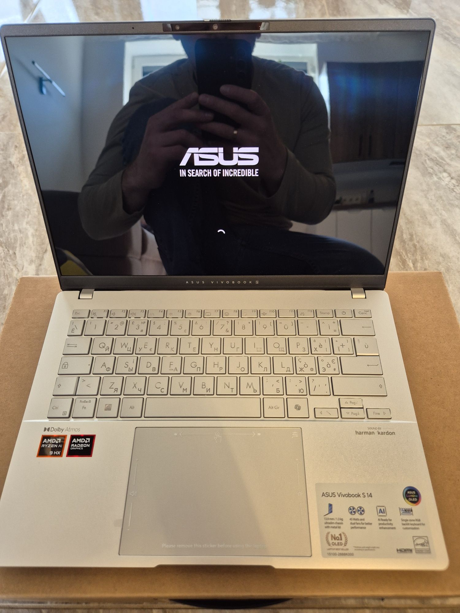 ASUS VivoBook S 14 M5406WA(14" OLED/Ryzen AI 9 HX 370/32Gb/1Tb/Win 11)