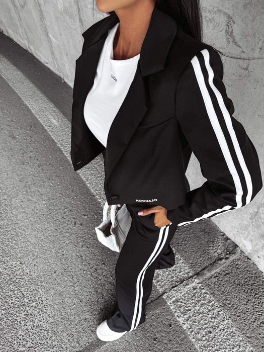 Marynarka Olavoga Heather S M czarne beżowe szara