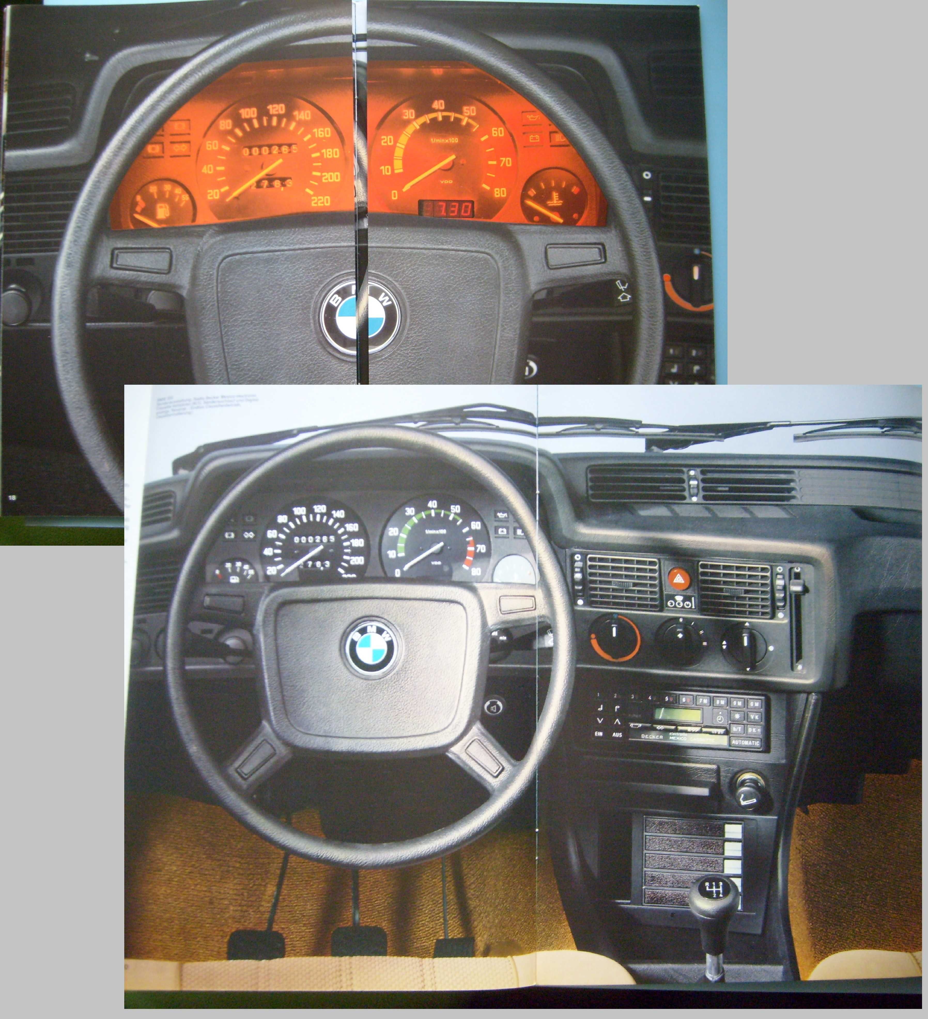 BMW 3 E21 1981 / 315, 316, 318i, 320, 323i * prospekt 48 str. stan BDB