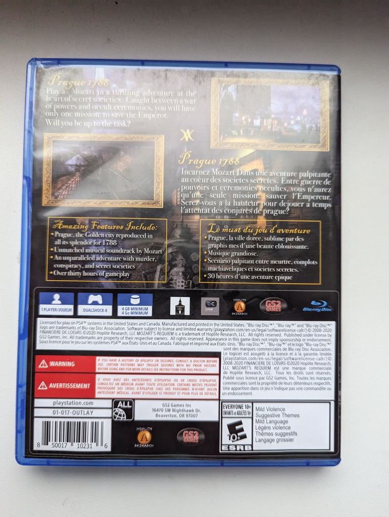 Mozart Requiem ігри игры диски на PS4 PS5