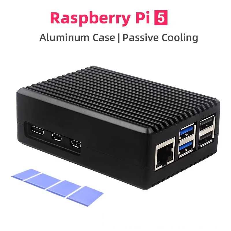 NOVO - GEEKWORM Caixa em Alumínio - Raspberry Pi 5