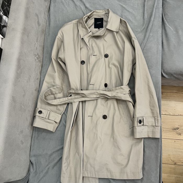 Чоловічий тренч пальто Бежевий Розмір Л
