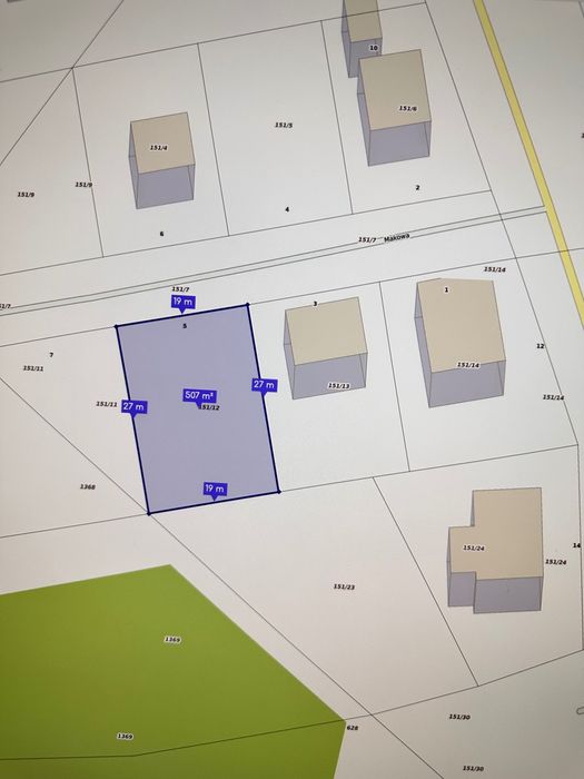 Działki budowlane nad morzem Jarosławiec ul. Makowa
