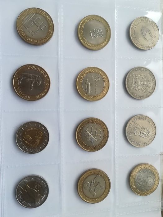 Moedas da República portuguesa.