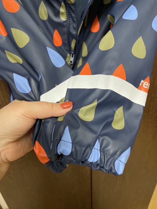 Детская куртка дождевик на флисе REIMA (Finland)