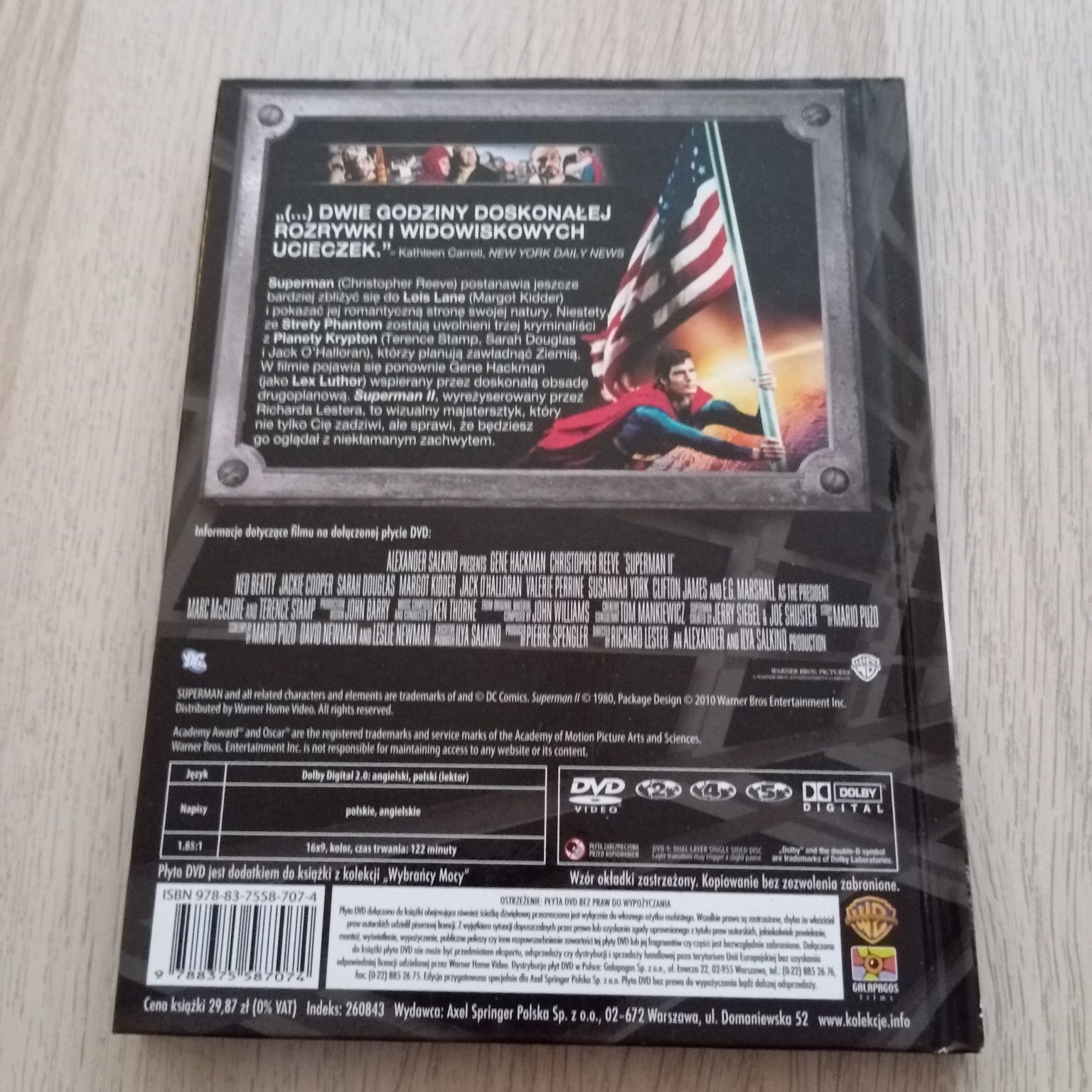 Superman II, Wybrańcy Mocy, DVD