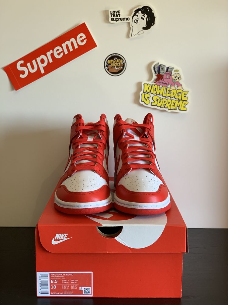 Dunk high university red 36.5/38/40/42