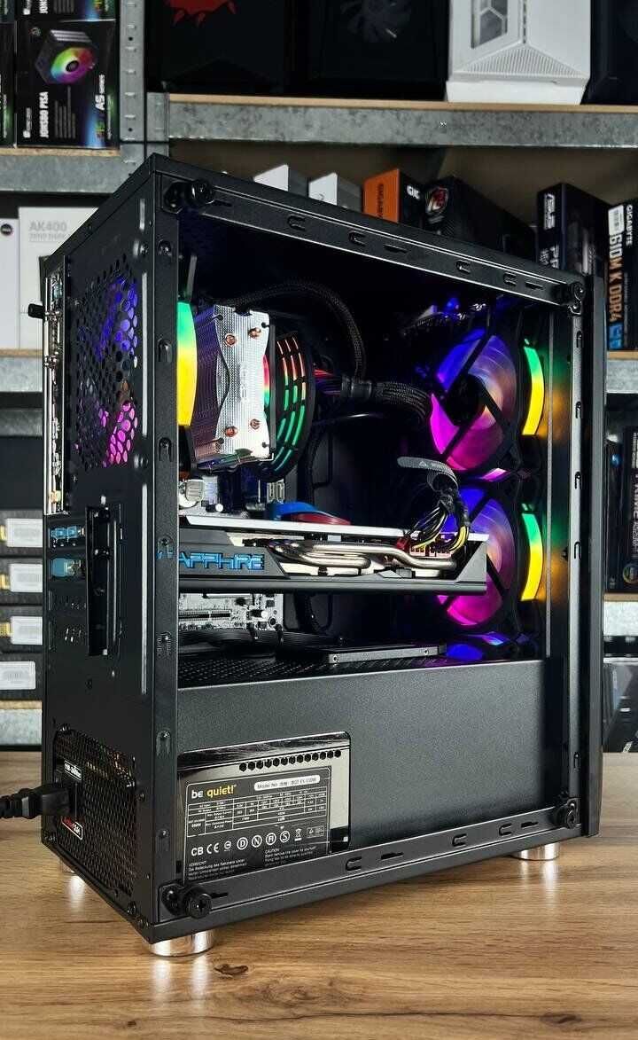 Геймерський КОРПУС ПК + RGB кулер в комплекті, MicroATX, MiniITX