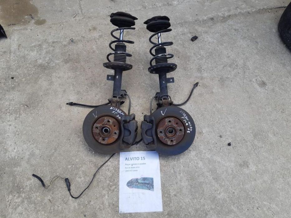 suspensão completa esuqerda  direita  Nissan Micra 2008