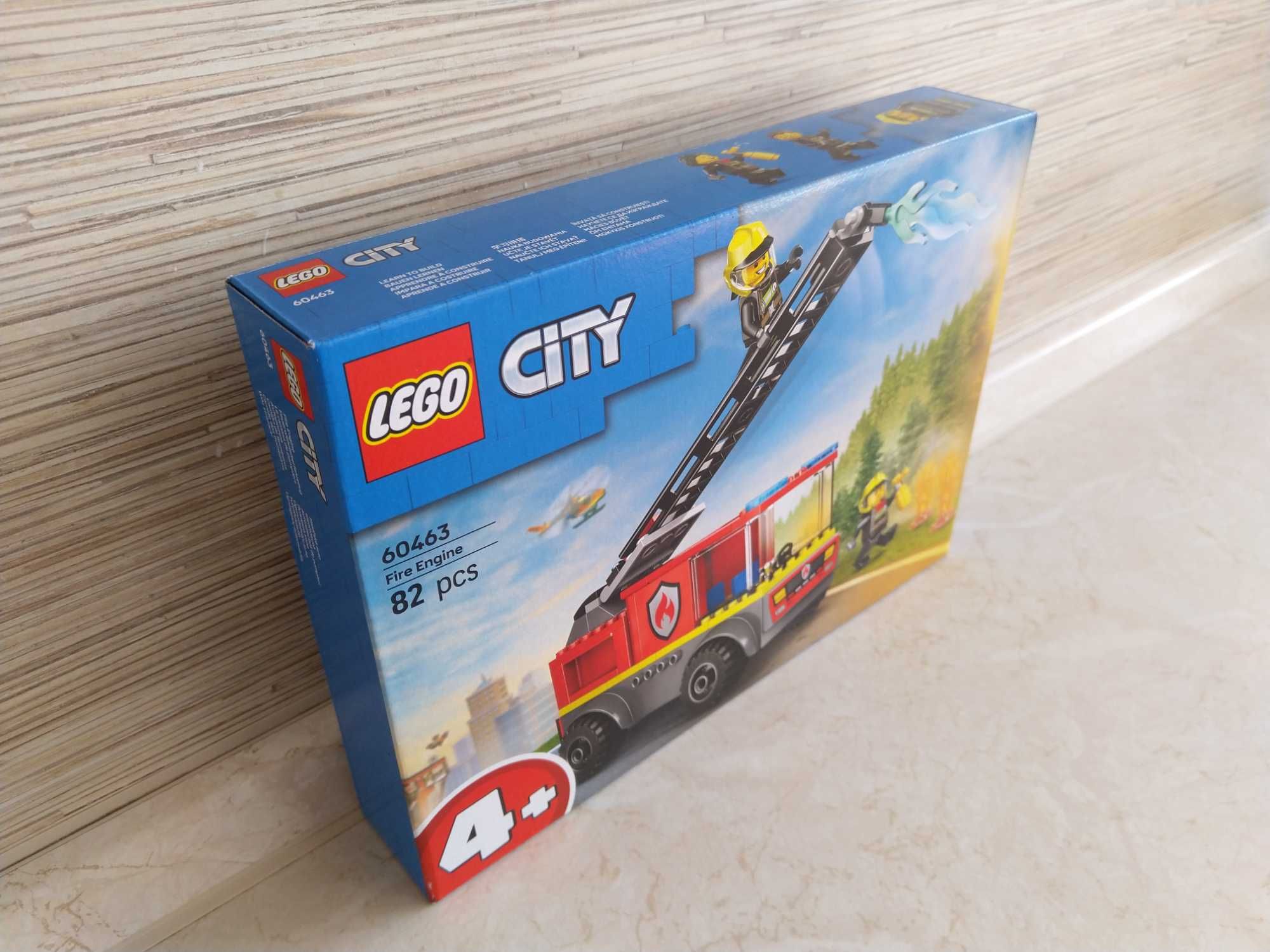 NOWE Klocki 60463 LEGO City Wóz Strażacki z Drabiną
