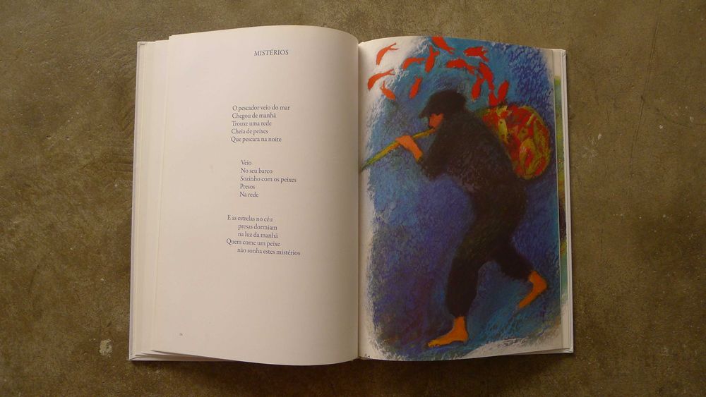 Livro de poesia infantil "Mistérios" de Matilde Rosa Araújo