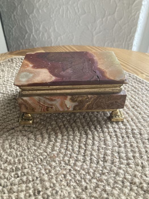 Мармурова шкатулка, шкатулка з мармуру б у