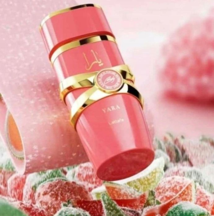 perfuma lattafa yara candy woda perfumowana 100ml - koralowe