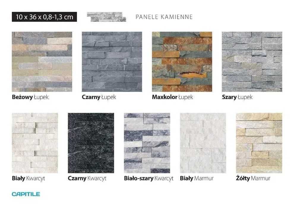 Łupek na elewacje/ścianę/podłogi! Panele kamienne i płytki! Kamień!