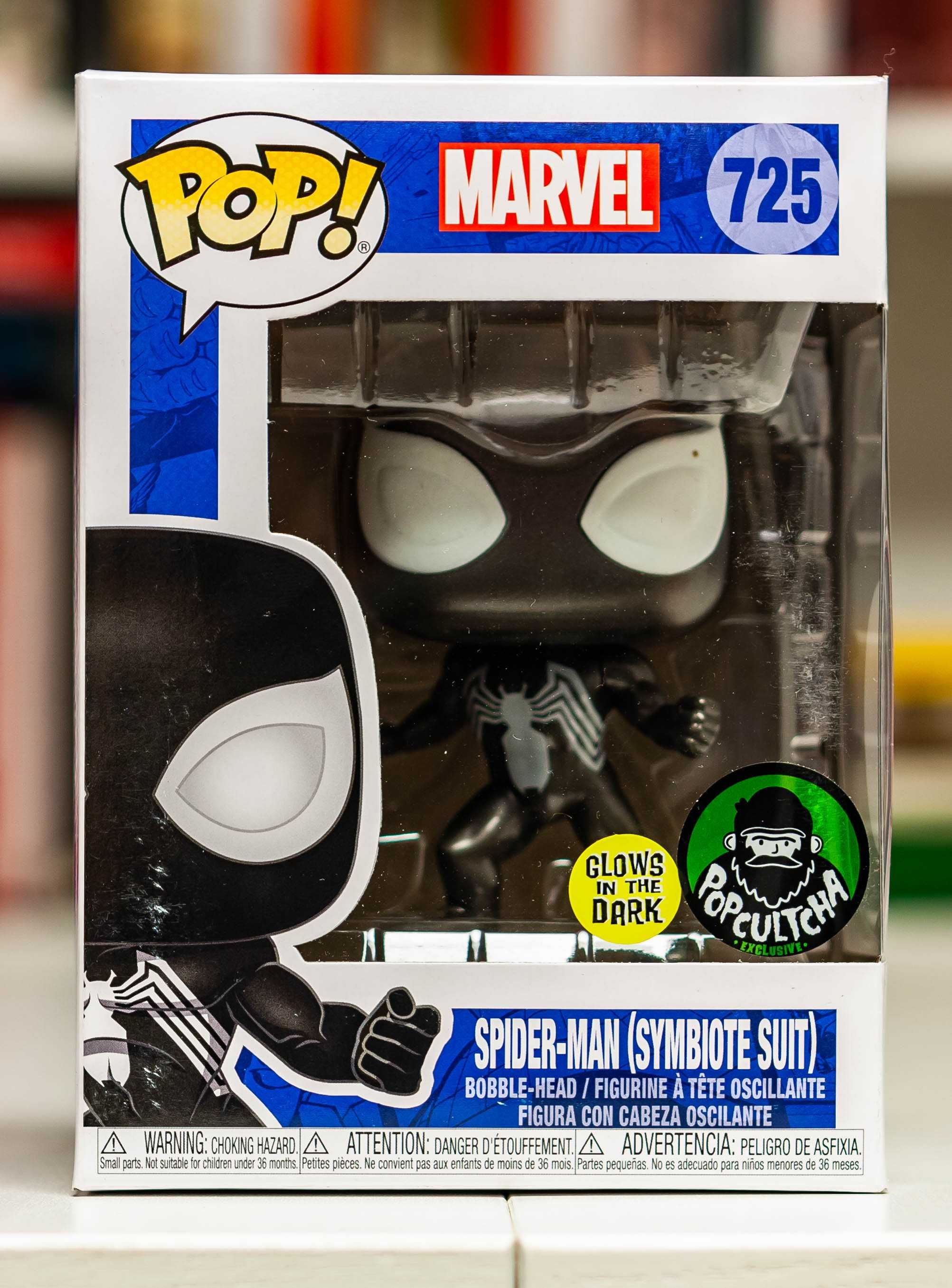 Figurka Funko Pop Spider-Man (Symbiote Suit) (Glow in the Dark) #725