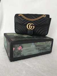 Torebka gucci marmont small czarna stan idealny