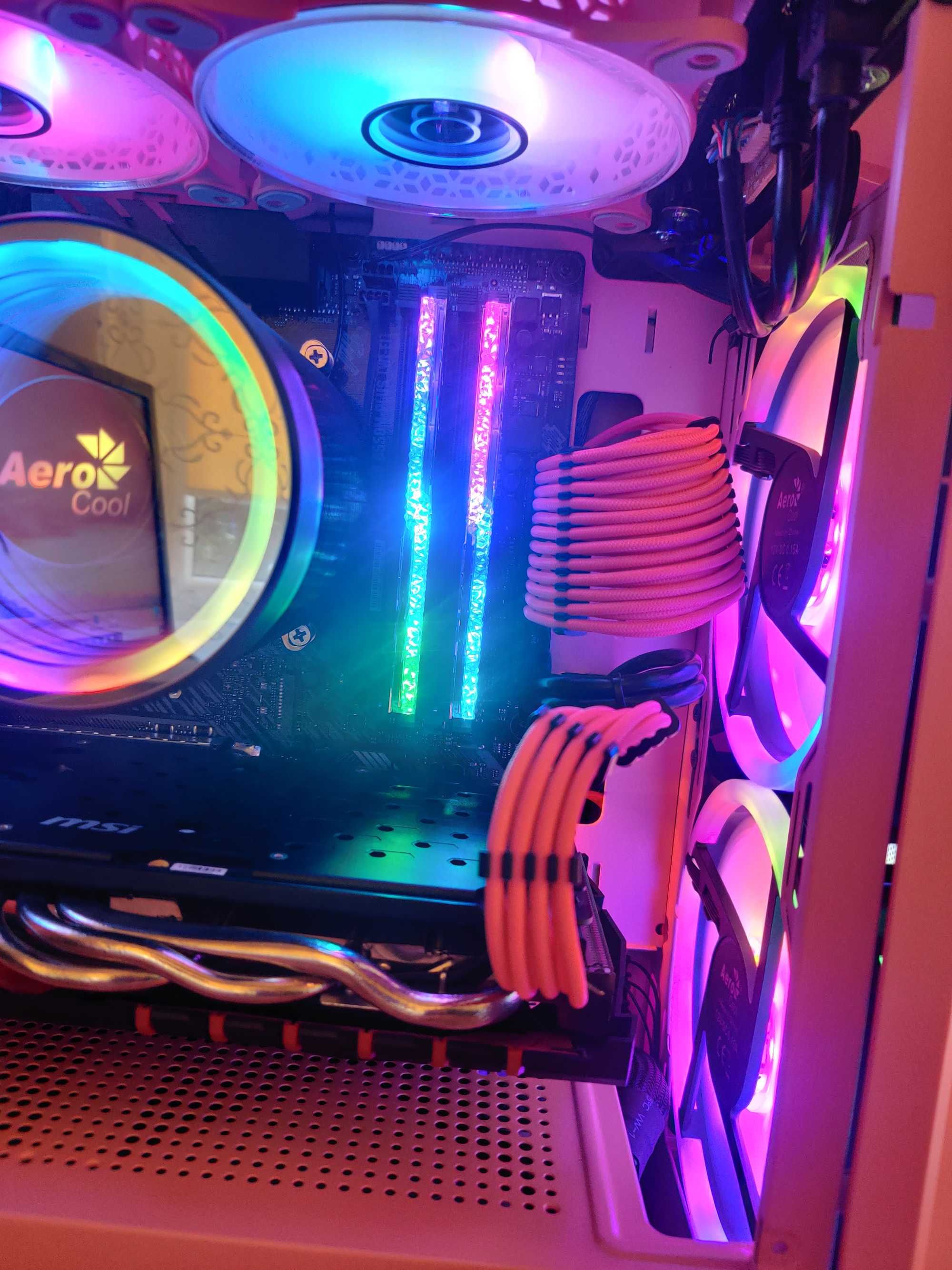 Komputer różowy (unikatowy) Pink Lady PC Desktop Gamingowy