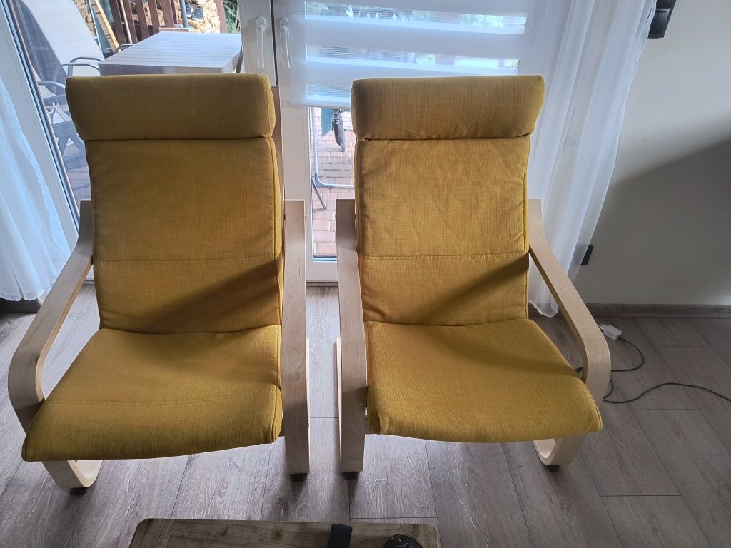 Dwa fotele Ikea Poang