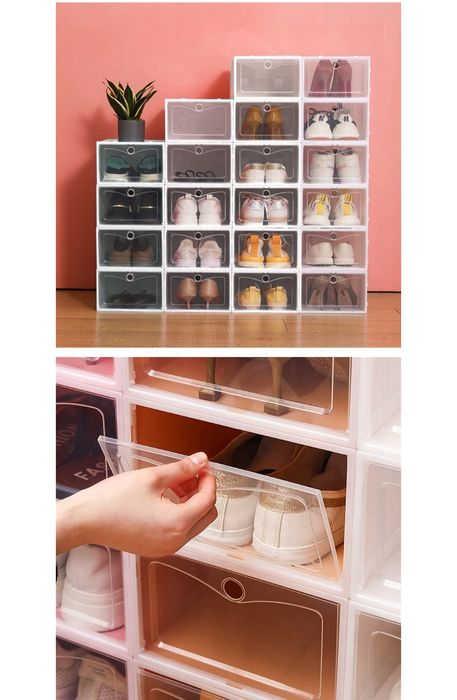 Pudełka pojemniki na buty i nie tylko, organizer 10szt.