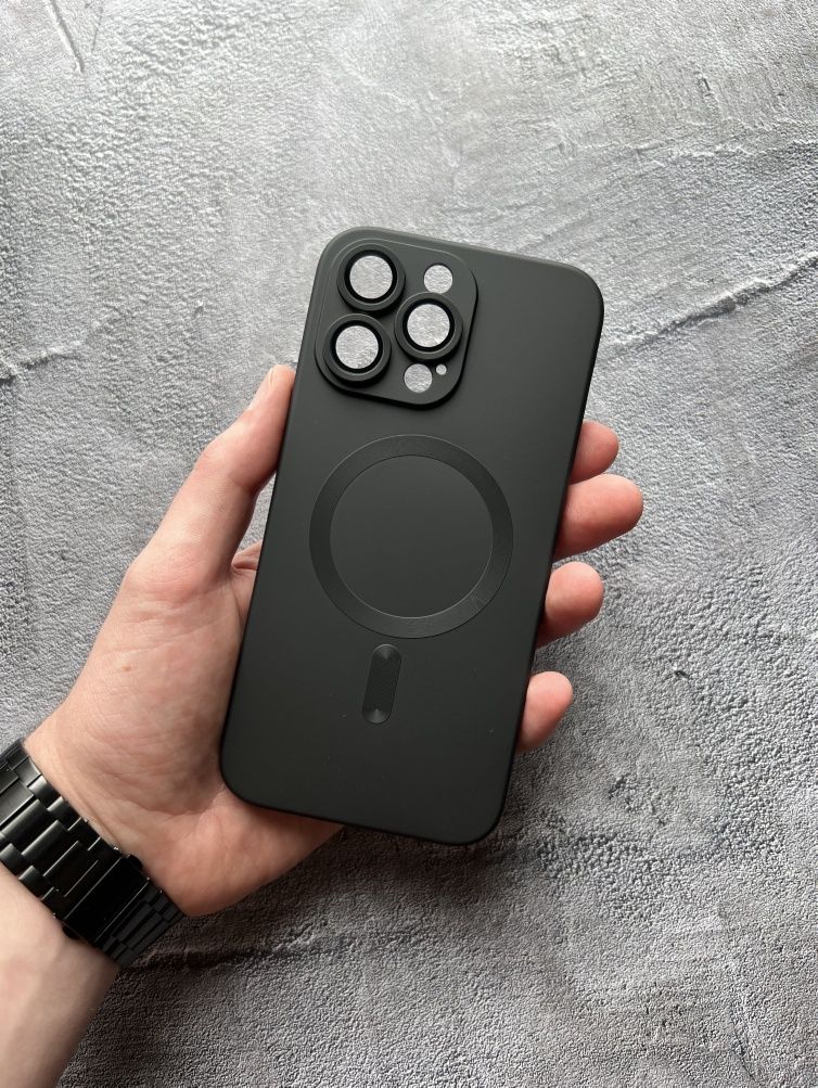 Чехол для iPhone 14 Про Макс и другие,матовый на айфон с MagSafe S. 13