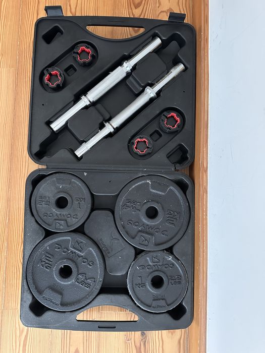 Mala de halteres do decathlon -