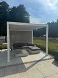 Zadaszenie/Pergola  PERARA 300X300 Białe + Roleta wyprzedaż ekspozycji