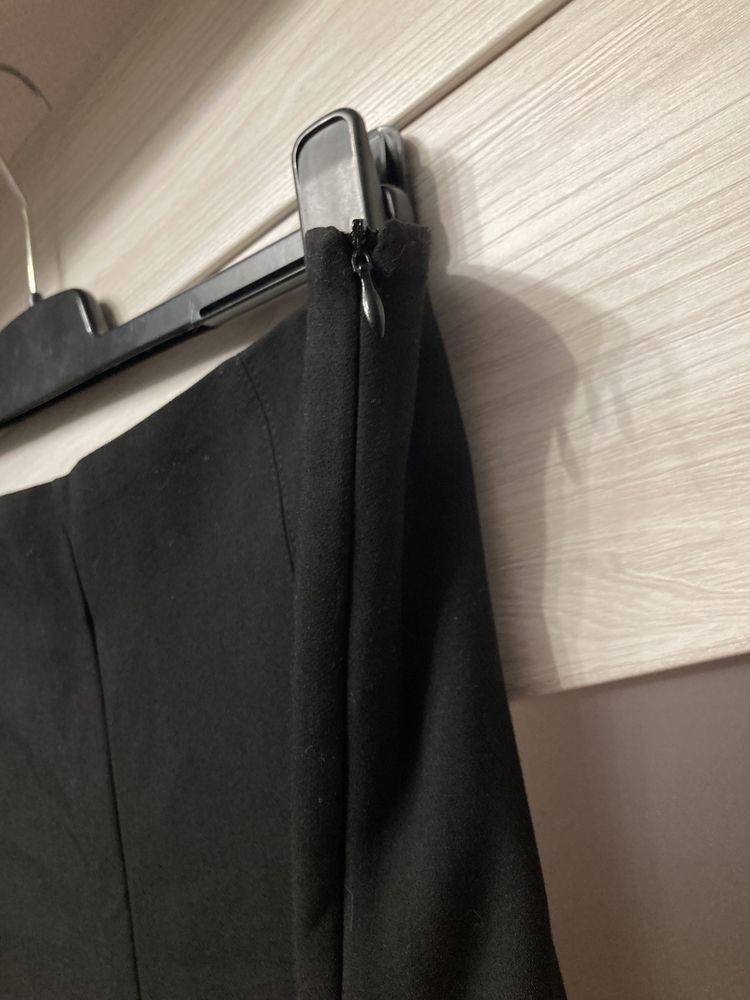 Czarne spodnie Zara Basic nowe XL
