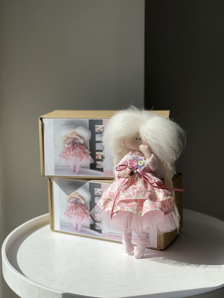 Набор для пошива интерьерной куклы лялька новорічна викрійка