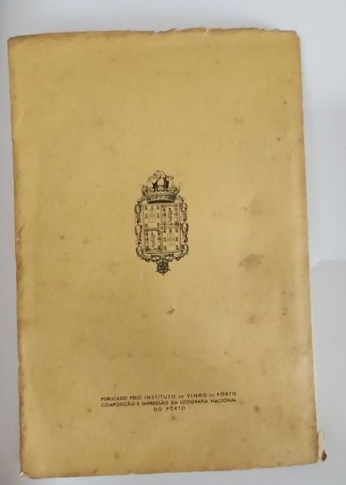 Livro antigo Arte de beber o vinho do Porto