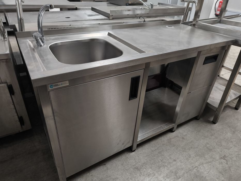 movel inox com pio e tulha