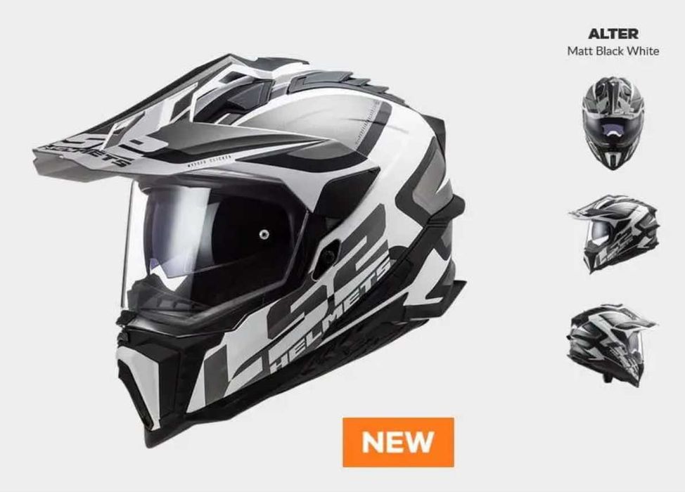 Мотошлем кросс ендуро квадро ЛС2 шлем мото LS2 MX701 cross enduro atv